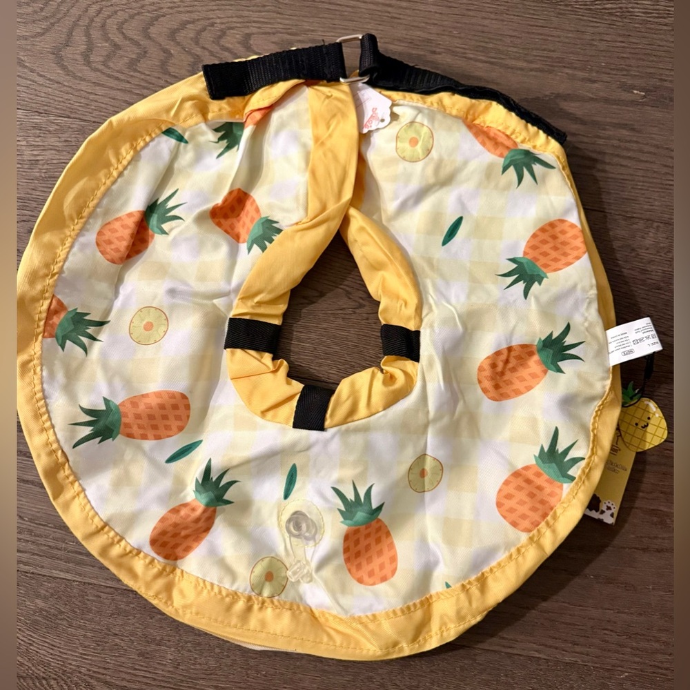 Pet Dog Pineapple Inflatable Protective Donut Collar